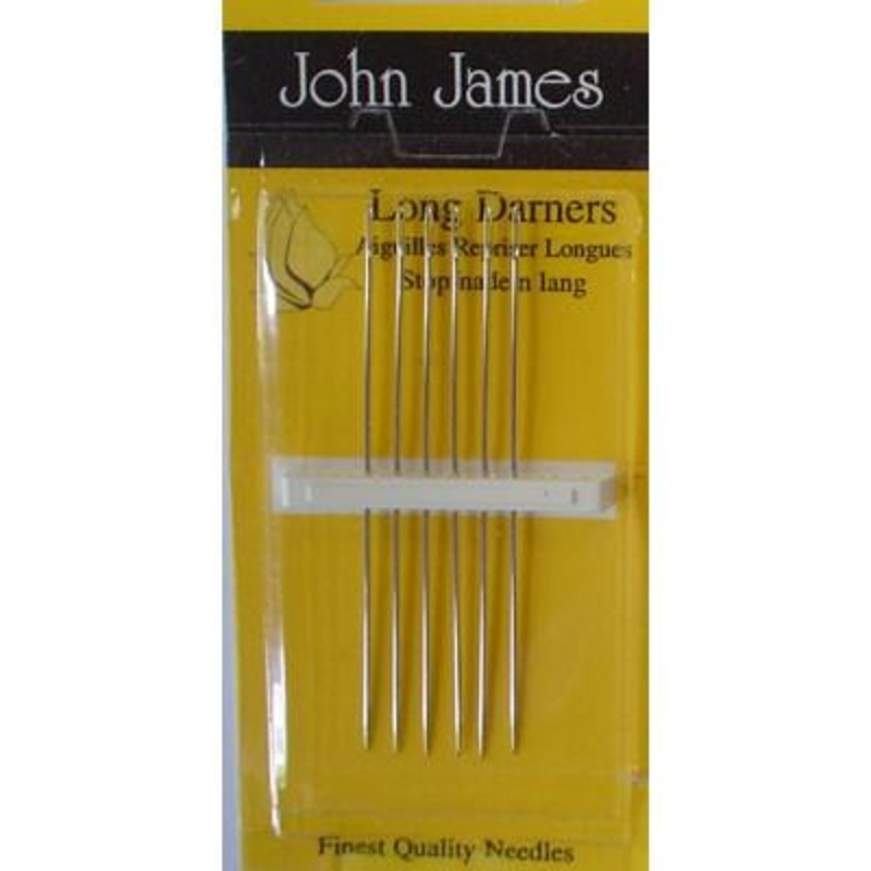John James Long Darners, Size 9, 6 Count
