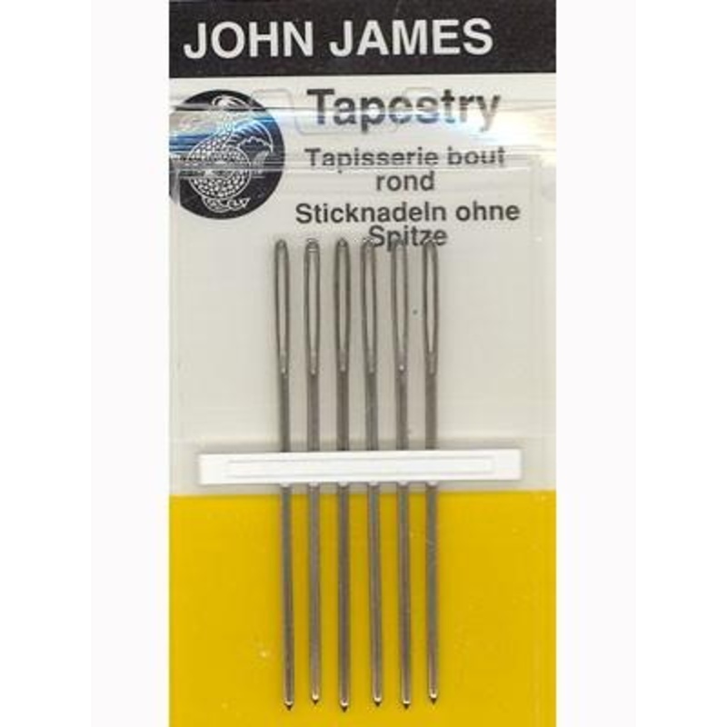 John James Tapestry Needles, Size 18, 6 Count