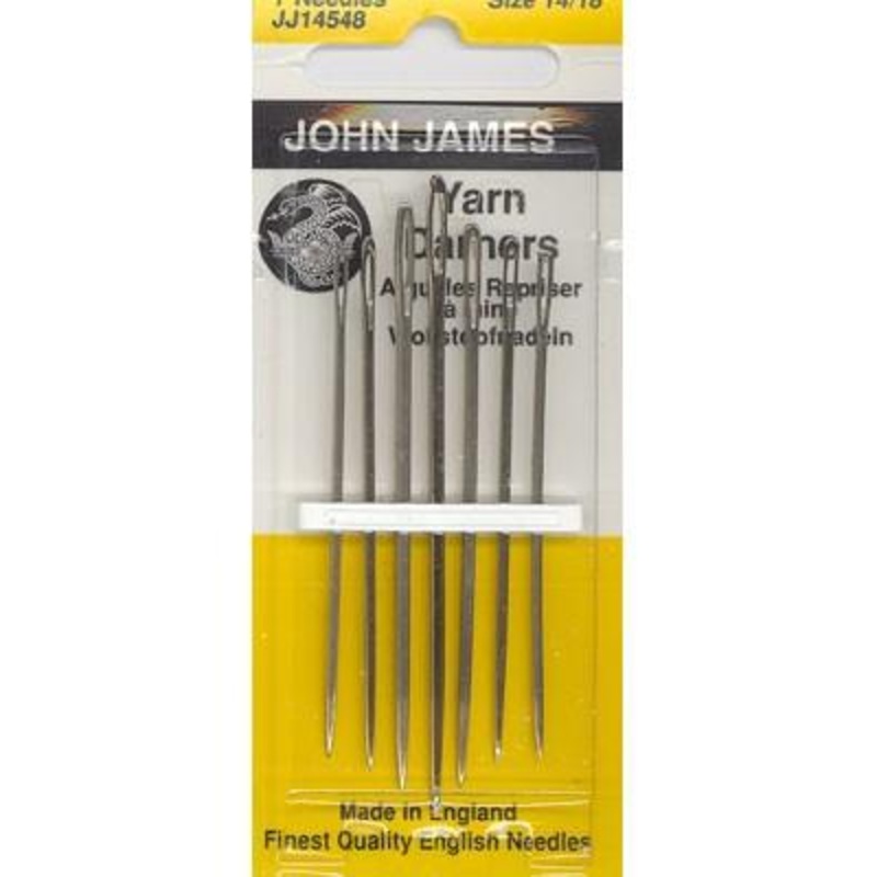 John James Yarn Darners, Size 14/18, 6 Count