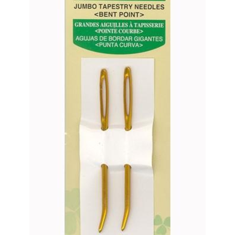 Jumbo Tapestry Needles - Curved Tip
