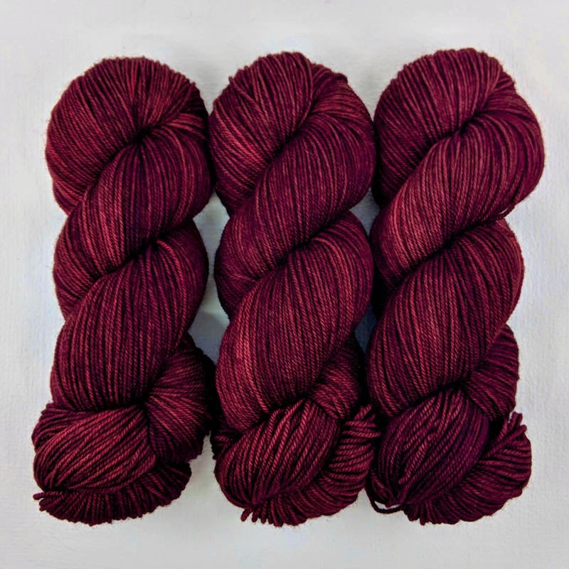 Black Cherry - Passion 8 Fingering - Dyed Stock