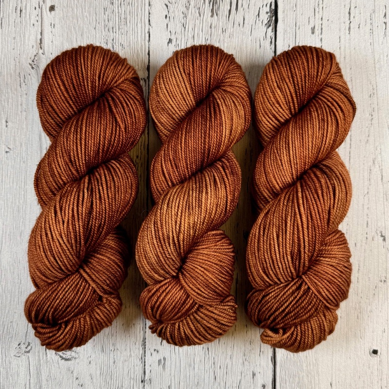 Cinnamon Toast - Merino DK / Light Worsted - Dyed Stock