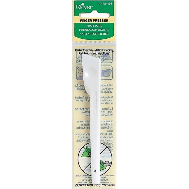 Clover Finger Presser, White