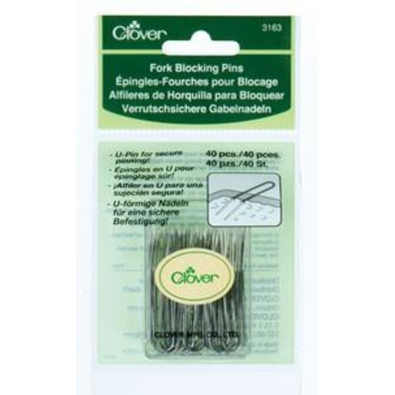 Clover Fork Blocking Pins, 40 Count
