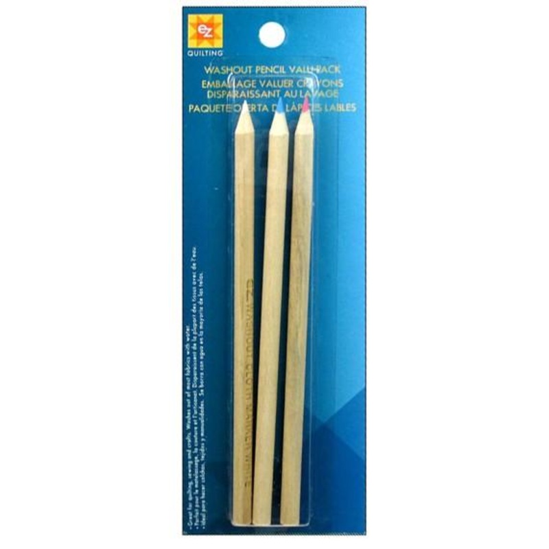 EZ Quilting Washout Pencil Value Pack 3 pieces