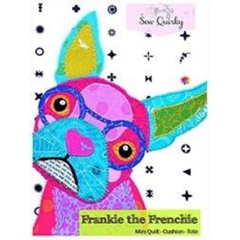 Frankie the Frenchie Mini-Tote-Cushion Pattern by Sew Quirky CLEARANCE