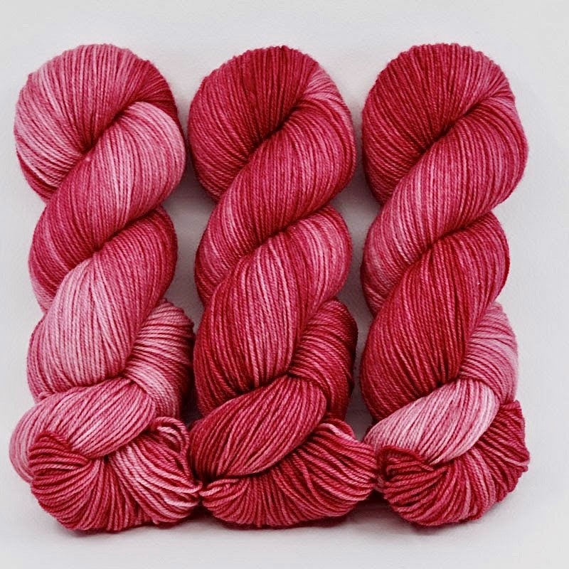 Raspberry Gelato - Merino DK / Light Worsted - Dyed Stock