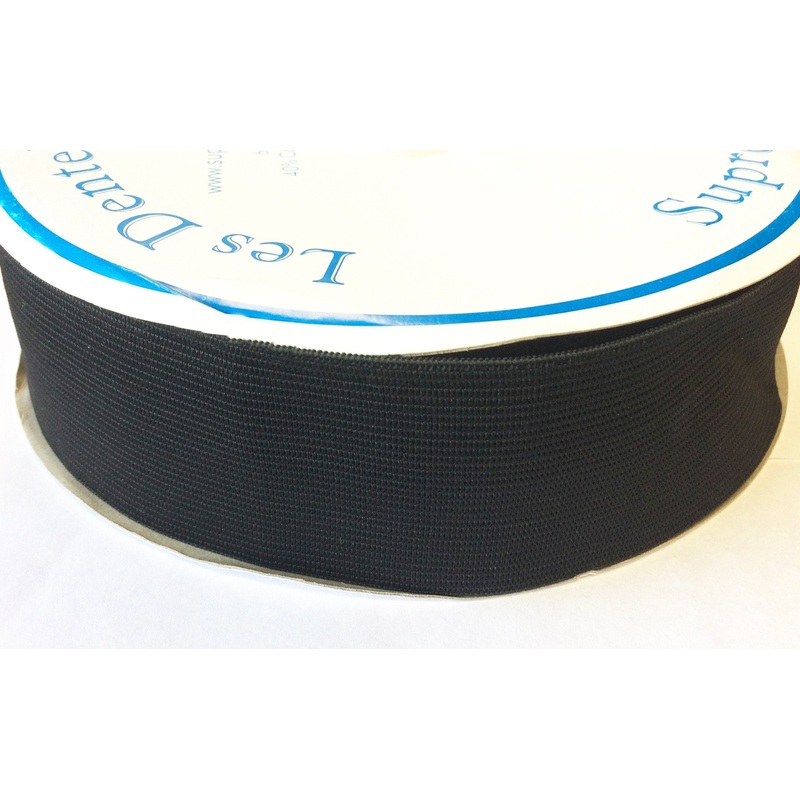 Elastic Black 51MM X 25M (60% Polyester/40% Rubber)