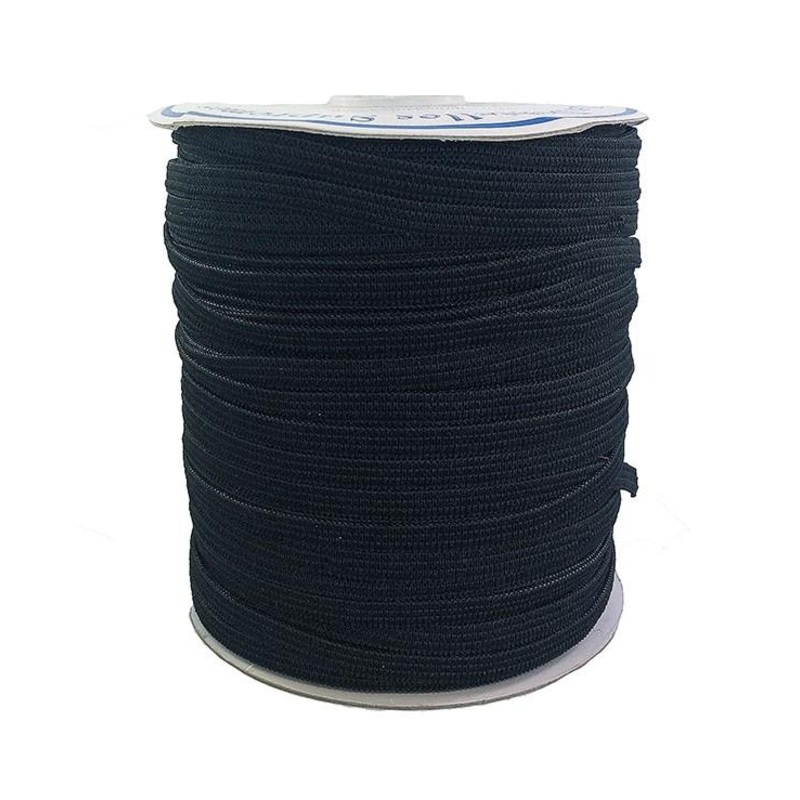 Elastic Black 6MM X 100M (60% Polyester/40% Rubber)