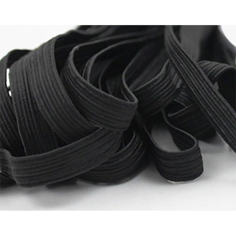 Elastic in Black, 6mm x 132mt Roll (1/4 x 144yds), 70% Spandex / 30% Nylon ON CLEARANCE*