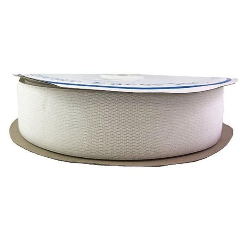 Elastic White 38MM X 50M (60% Polyester/40% Rubber)