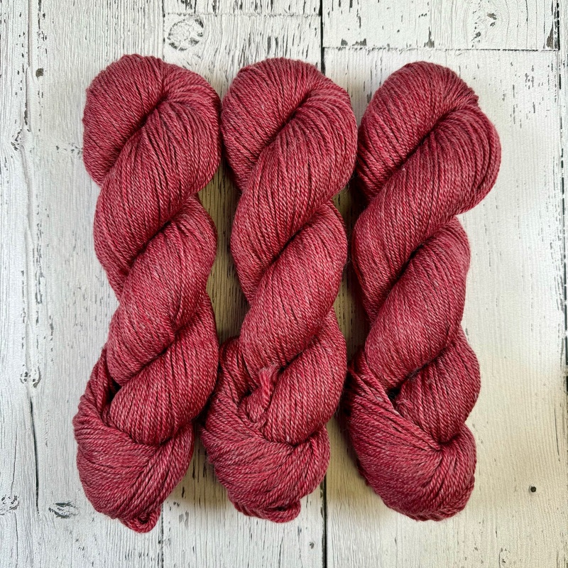 Cranberry - Little Nettle Soft Fingering - Dyed Stock