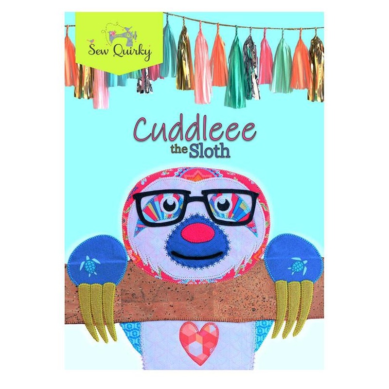 Cuddleee the Sloth Pattern by Sew Quirky (12 Block) CLEARANCE