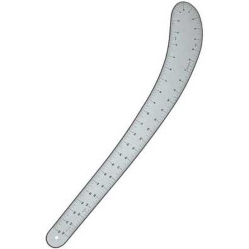Curve Form Ruler, 24 Long, Aluminum