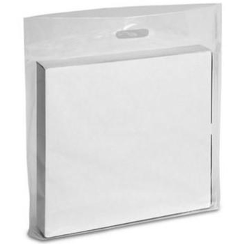 Shoe Bag - Die Cut Handle, Clear (18 x 19 x 3)