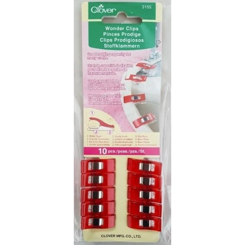 Clover Small Wonder Clips, 10 Pieces
