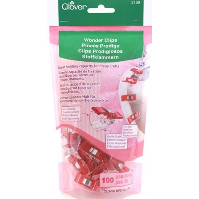 Clover Small Wonder Clips, 100 Pieces