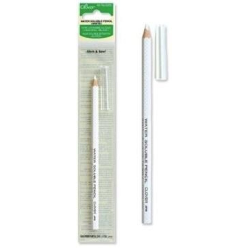 Clover Water Soluble Pencil, White