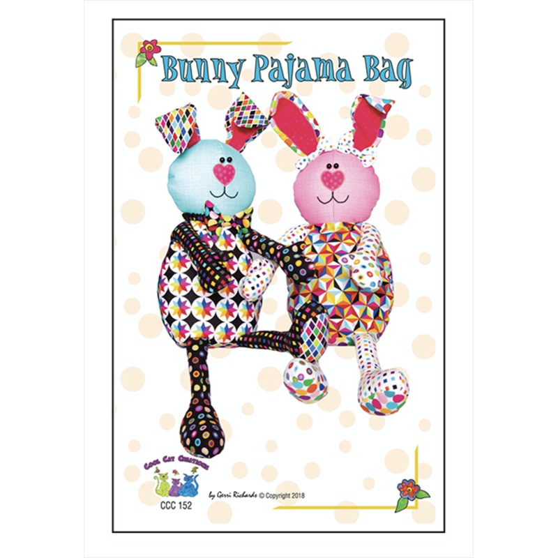 Cool Cat Creations Bunny Pajama Bag Pattern