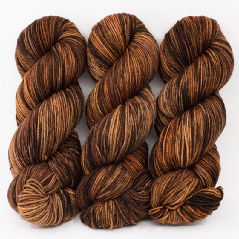 Brown Tabby - Revival Fingering - Dyed Stock