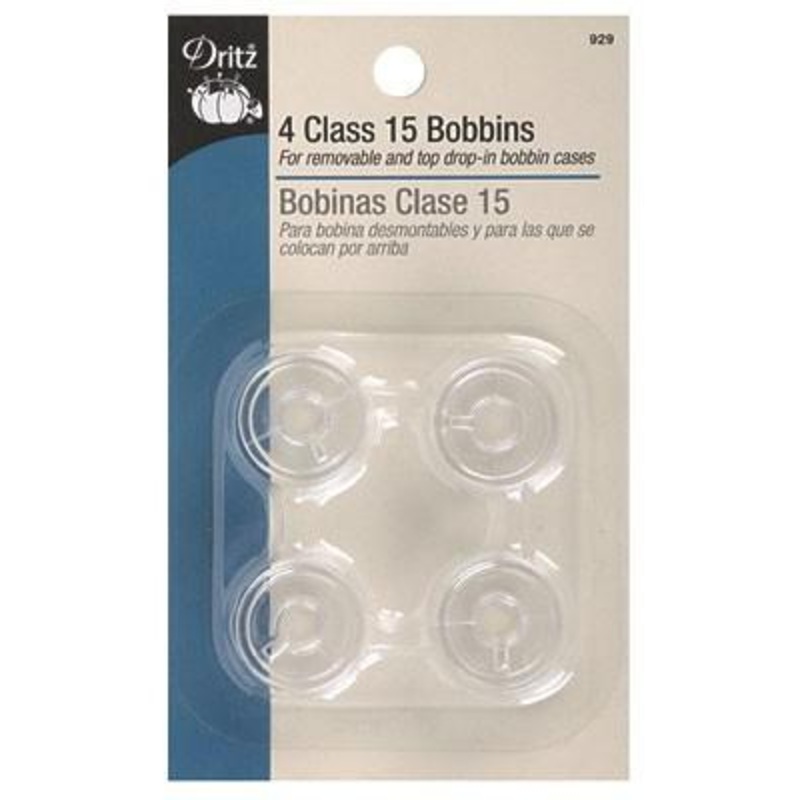 Class 15 Plastic Bobbins - 4 Count