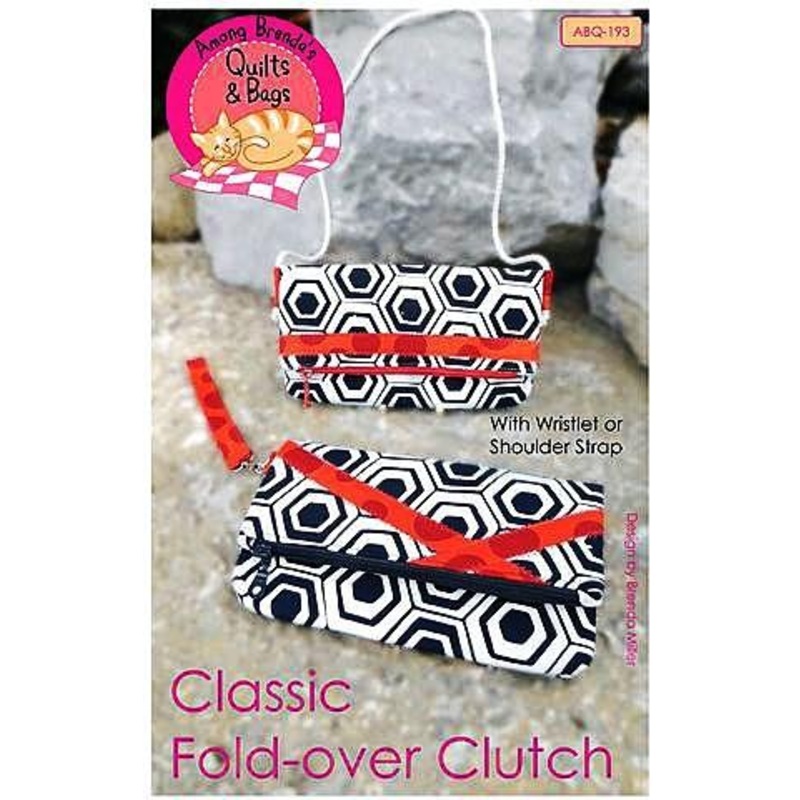 Classic Fold Over Clutch by Among Brendas Quilts & Bags
