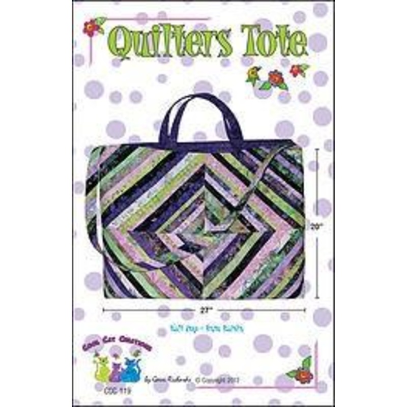 Cool Cat Creations Quilters Tote Pattern