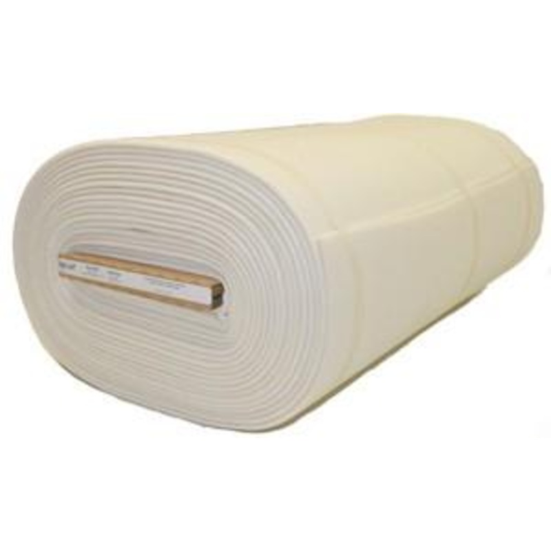 Bosal In-R-Form Plus SINGLE Sided Fusible Foam Stabilizer, 147.32 cm (58) x 13.71m (15 Yards), White