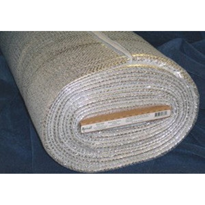 Bosal Polytherm Fleece, Reflective Foil, 157.48cm (62) x 9.14m (10 Yards), 100% Polyester with a 100% Polyethylene Film, White (Roll)