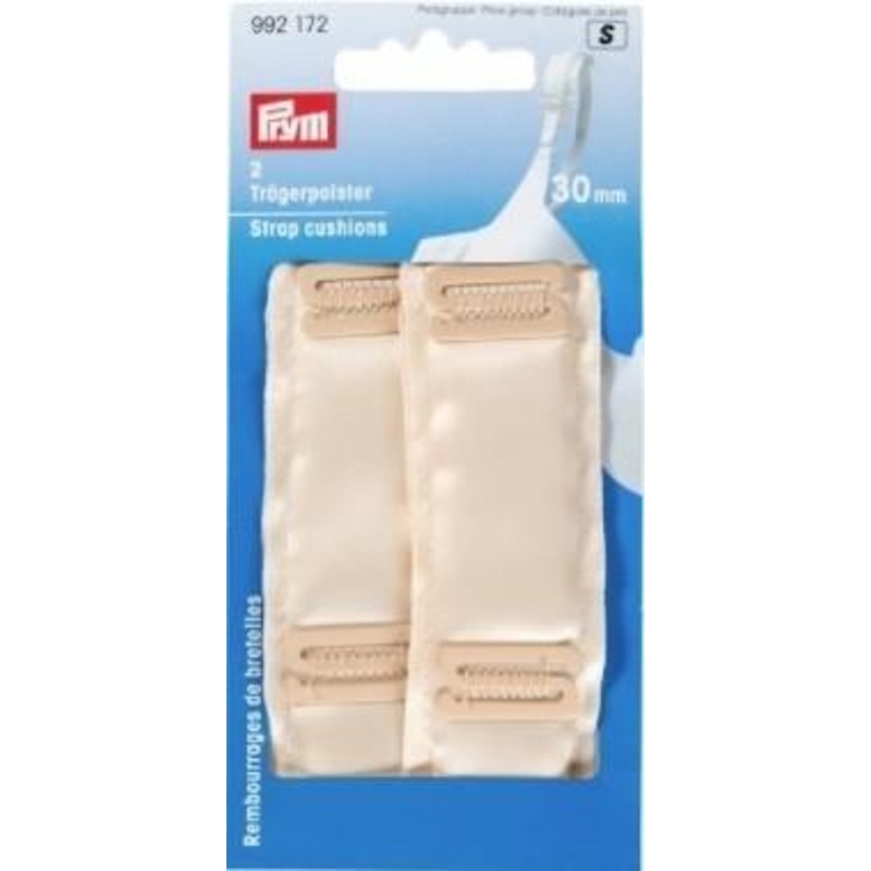 Bra Strap Cushions, 30MM, beige