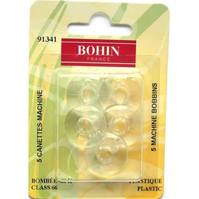Bohin Plastic Bobbins, Class 66, 5pc