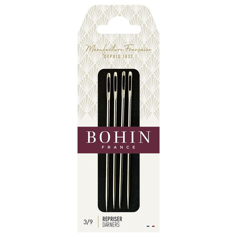 Bohin Short Darners Needles, Size No. 3/9 x 10pc.