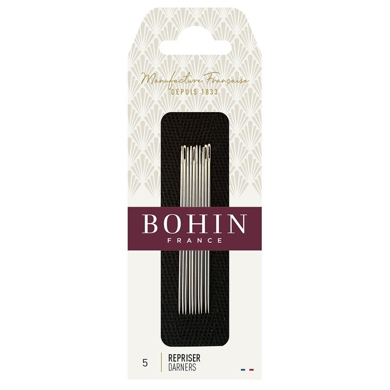 Bohin Short Darners Needles, Size No. 5 x 10pc.