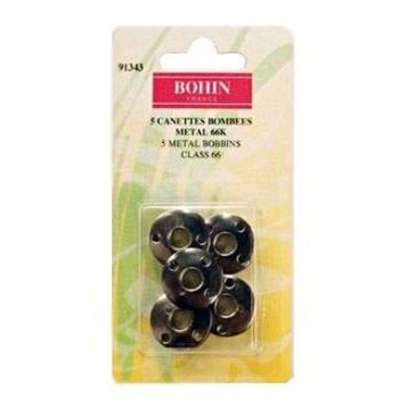 Bohin Steel Bobbins, Class 66, 5pc