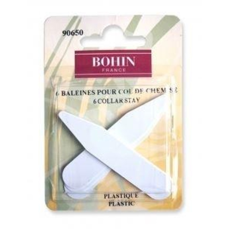 Bohin Collar Stays, 6pc