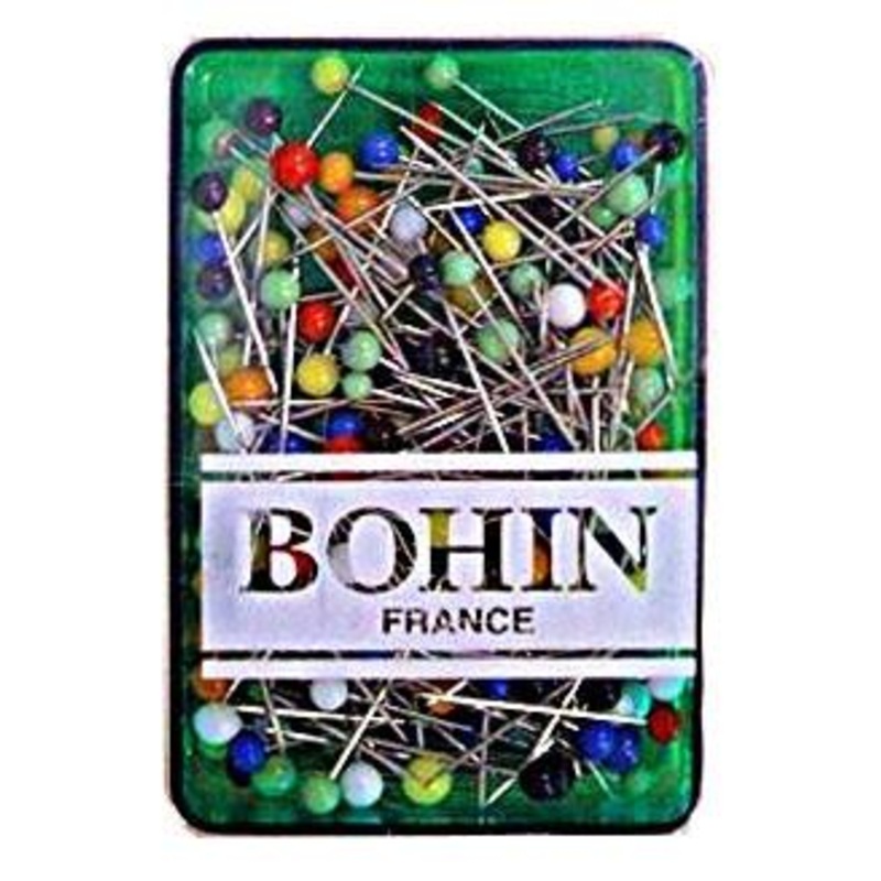 Bohin Glass Head Pins (Small Head), 1 (25.4mm)