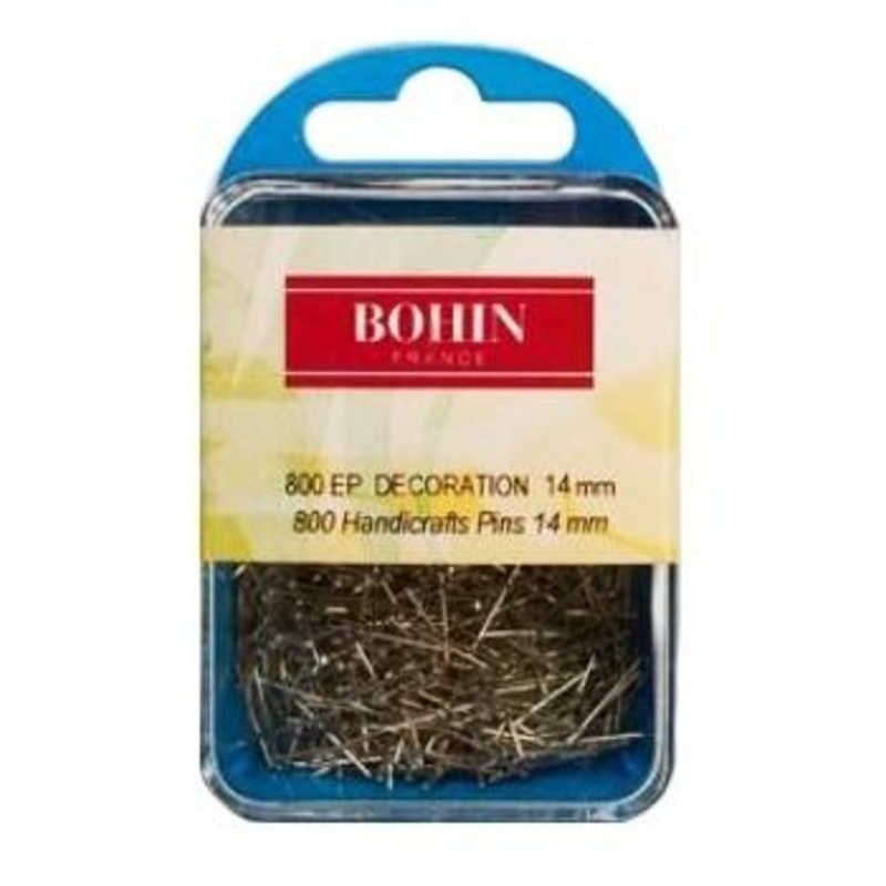 Bohin Handicraft Pins 14mm Nickel, 800pc
