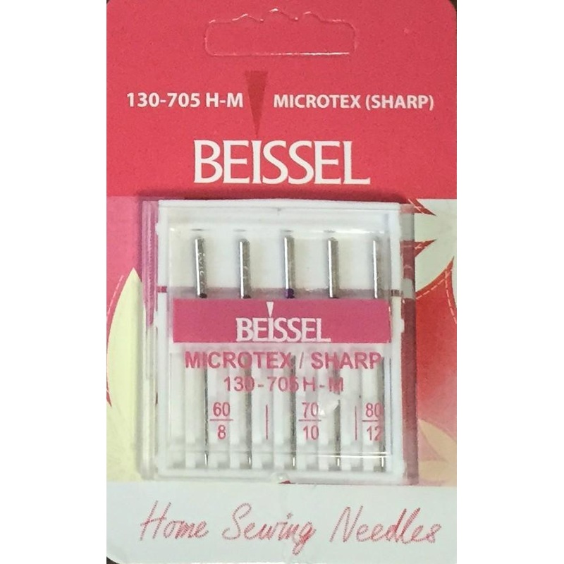 Beissel Assorted Microtex Machine Needles, 5 Count