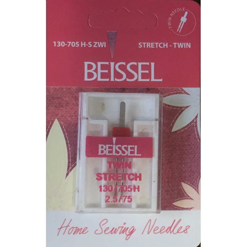 Beissel Sz 2.5/75 Stretch Twin Machine Needle, 1 Count