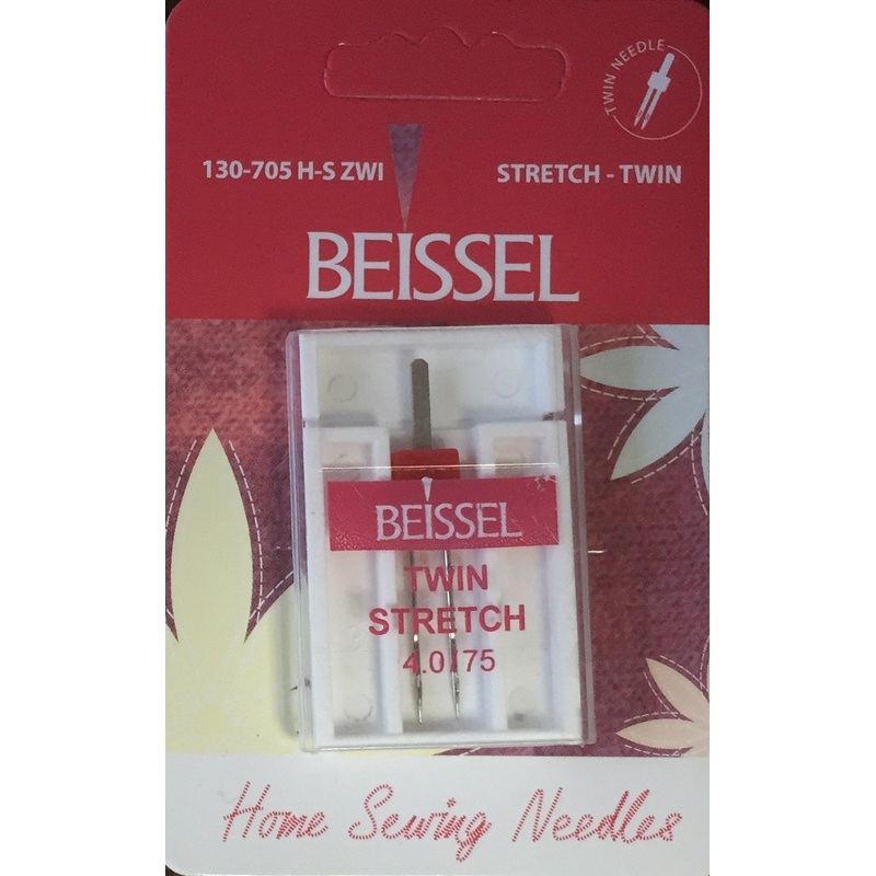 Beissel Sz 4.0/75 Stretch Twin Machine Needle, 1 Count