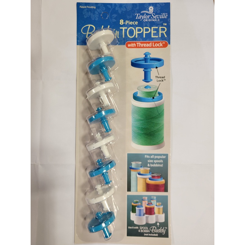 Bobbin Topper with Thread Lock, 8pc