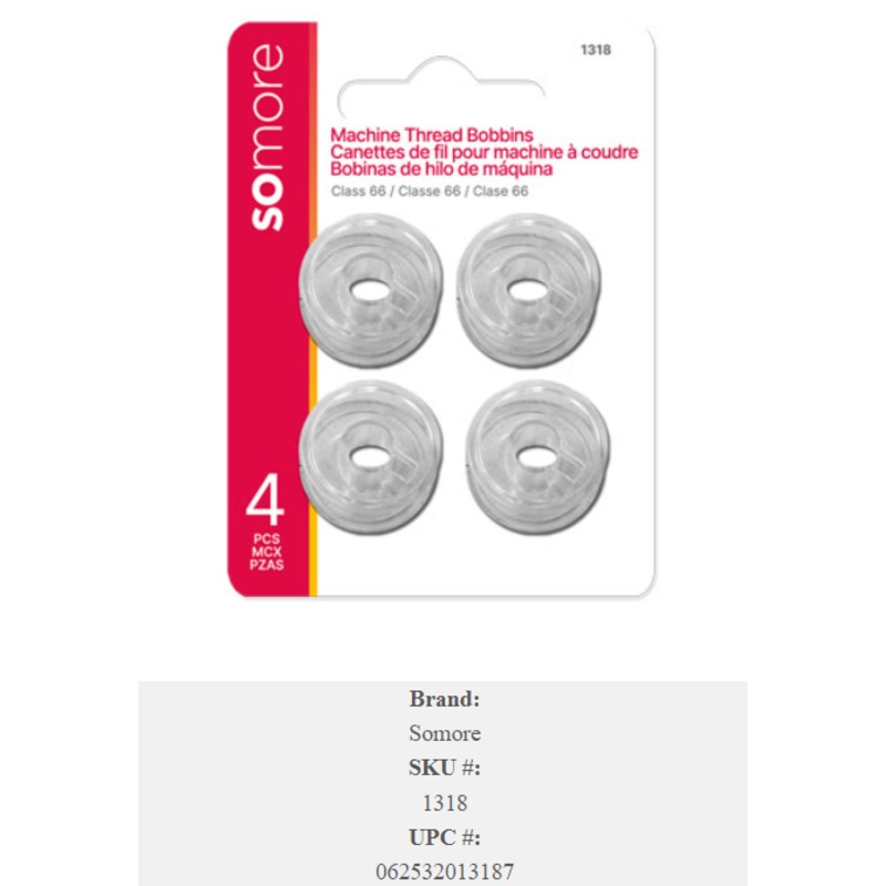 Transparent Bobbins Plastic - Class 66 (previously item# SY316)