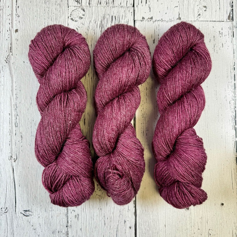 Contented Grapes - Little Nettle Soft Fingering - Dyed Stock