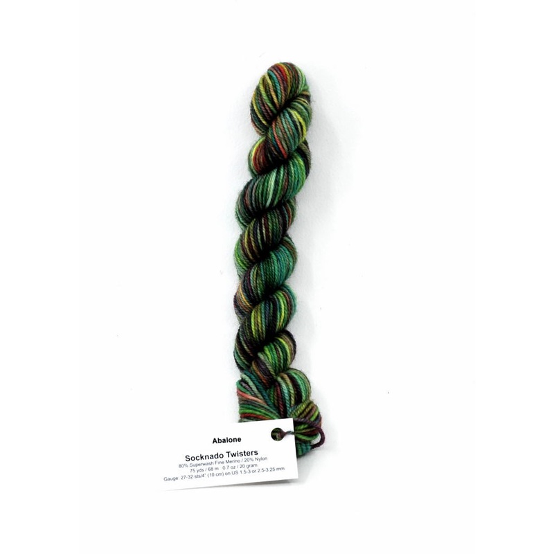 Abalone - Socknado Mini Twister 20 Gram - Dyed Stock