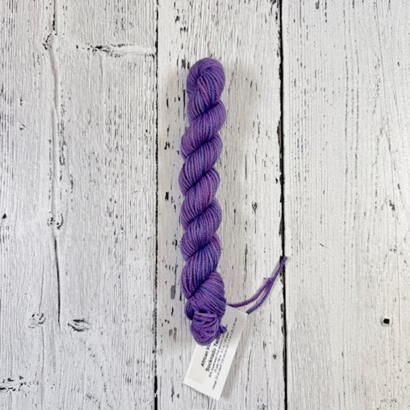 African Violet - Socknado Mini Twister 20 Gram - Dyed Stock
