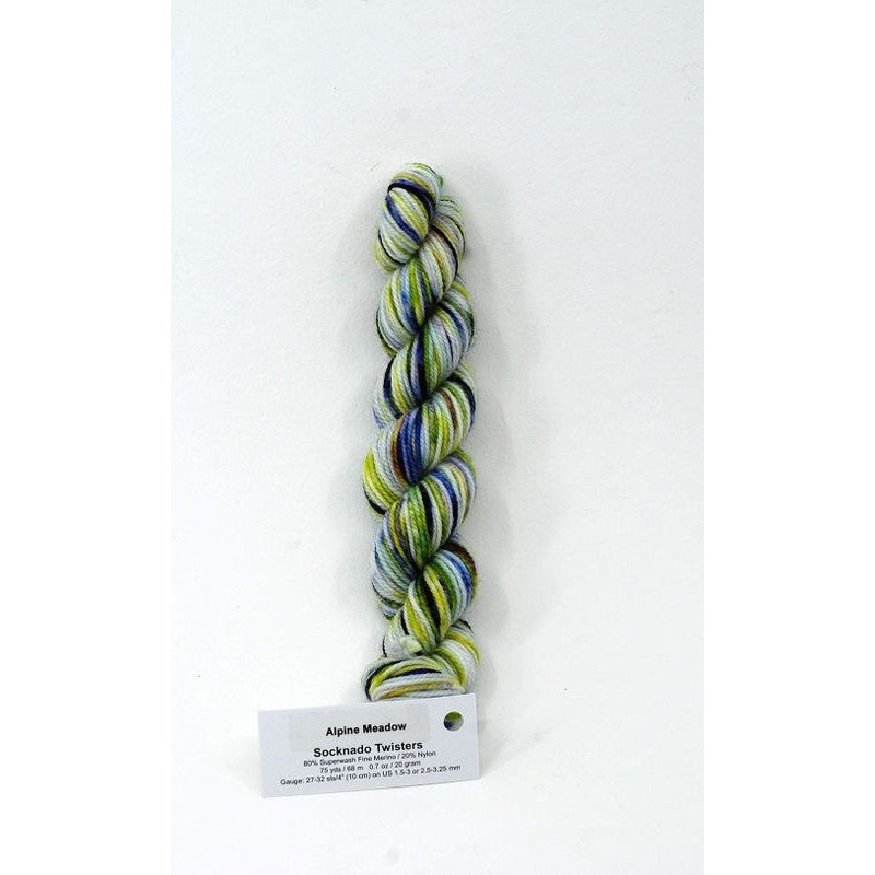 Alpine Meadow - Socknado Mini Twister 20 Gram - Dyed Stock