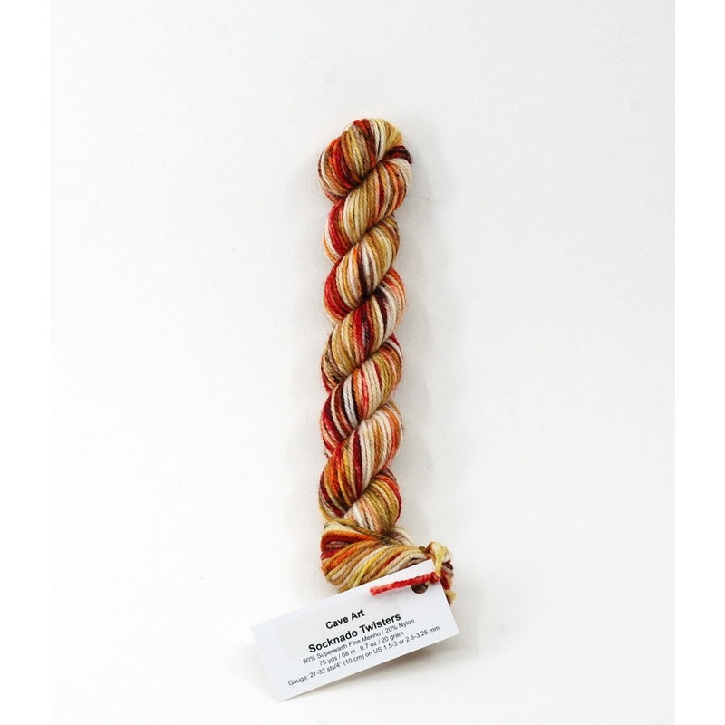 Cave Art - Socknado Mini Twister 20 Gram - Dyed Stock
