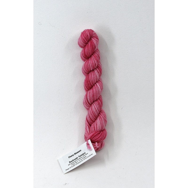 Cherry Blossom - Socknado Mini Twister 20 Gram - Dyed Stock