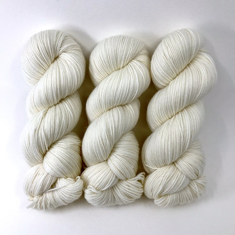 White - Revival Fingering - Dyed Stock