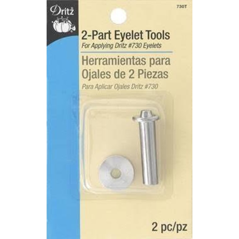 2-Part Eyelet Tools, 1 set